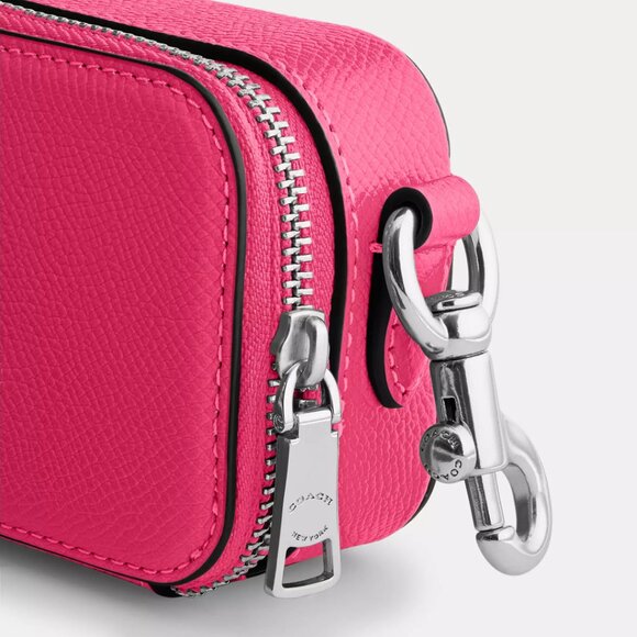 🥰 Coach Crossbody Pouch Bright Fuschia - Picture 6 of 13
